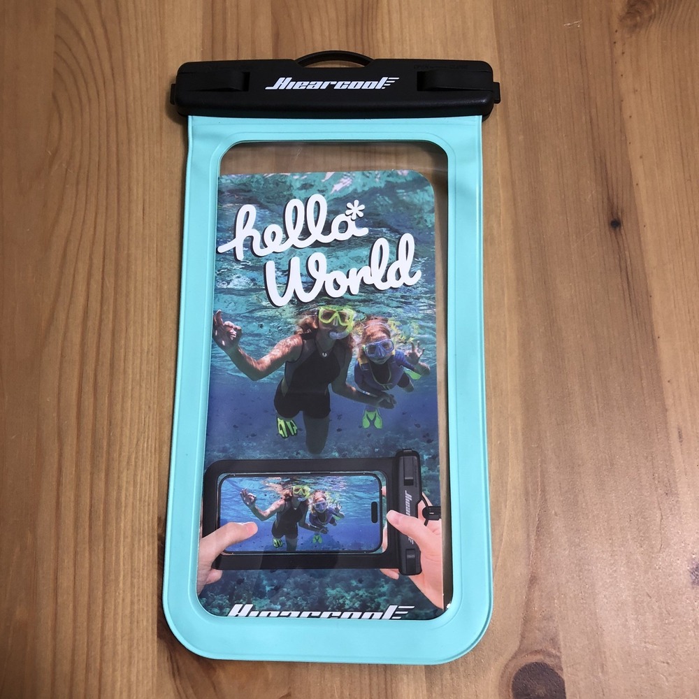 Hiearcool Waterproof Beach Pouch Cell Phone Case iPhone 16 15 14 13 Pro Max